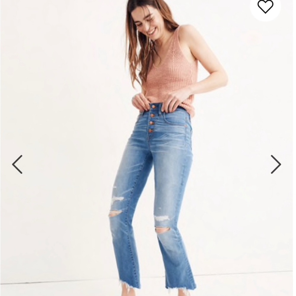 NWT Madewell Cali Denim jeans